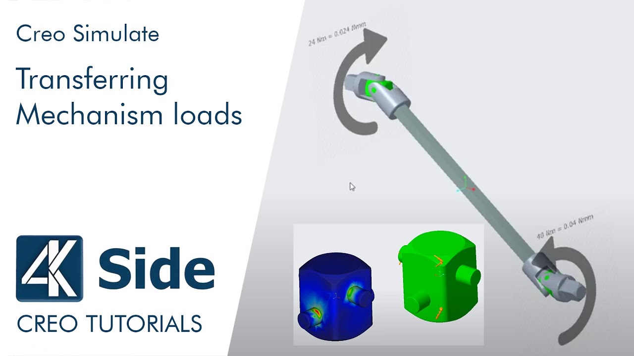 Учебное пособие PTC Creo 4.0: Перенос нагрузок механизма в Creo Simulate