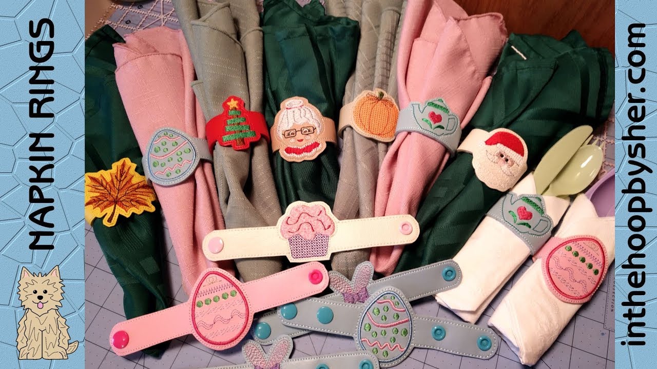 In the Hoop Napkin Rings