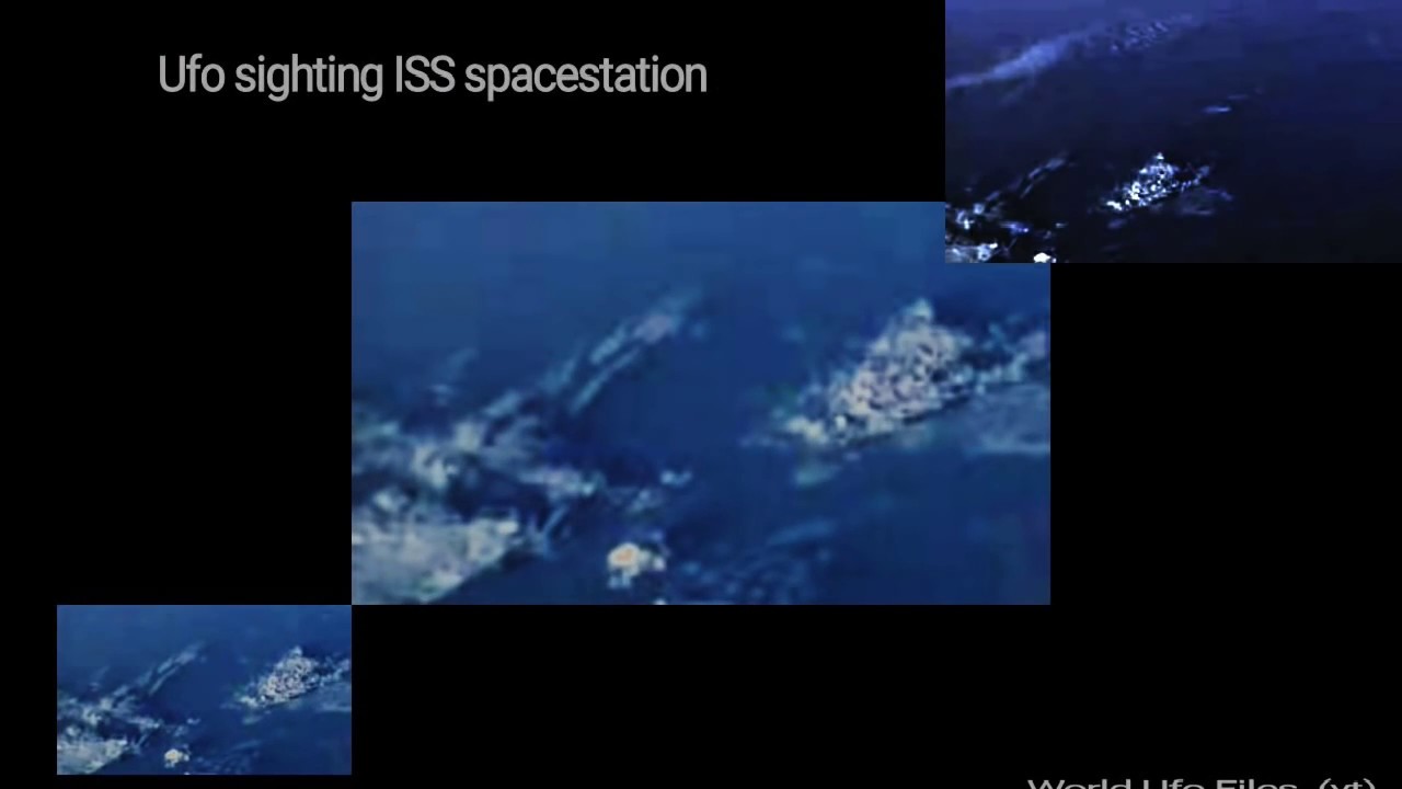 Biggest UFO video NASA cuts live space feed  International Space Station ISS