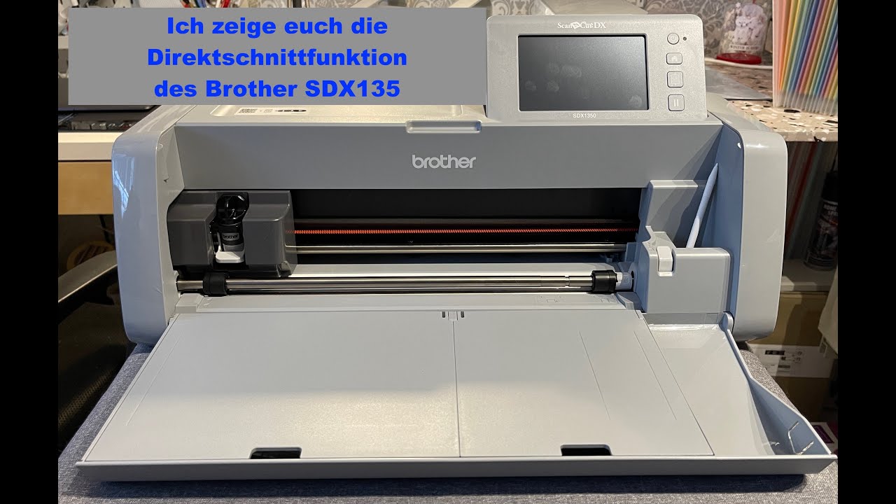 #Brother SDX 1350 Ich erkläre euch die Direktschnittfunktion