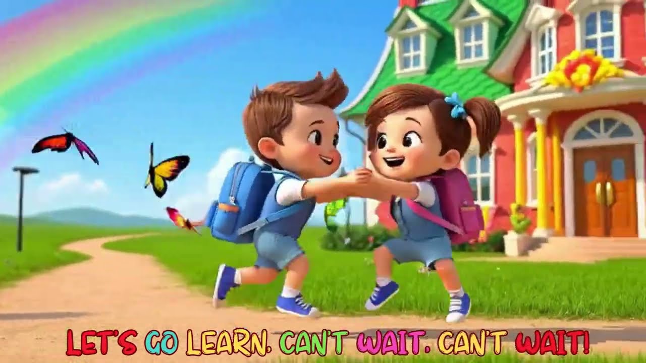 KIDS ZONE (Off to School Nursery Rhyme 🎵| Back to School Song for Kids | Fun Learning & Dance)