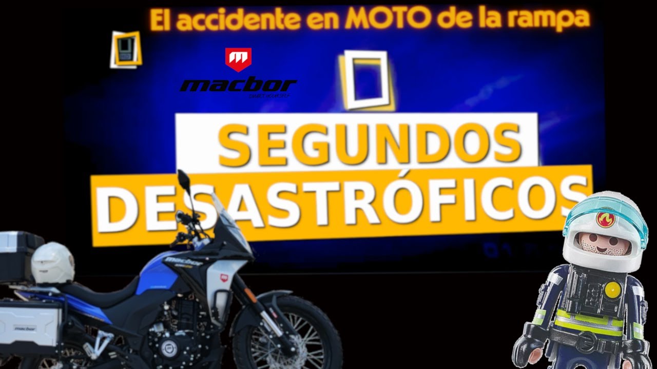 Análisis del ACCIDENTE con MACBOR XR1 EVO en la RAMPA | Segundos DESASTRÓFICOS | CAÍDA en rampa