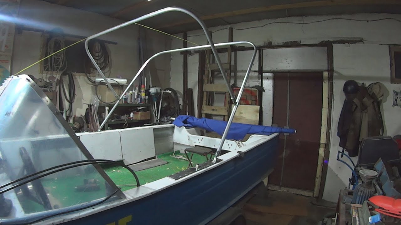 Тент для лодки своими руками ч. 1 дуги переделка