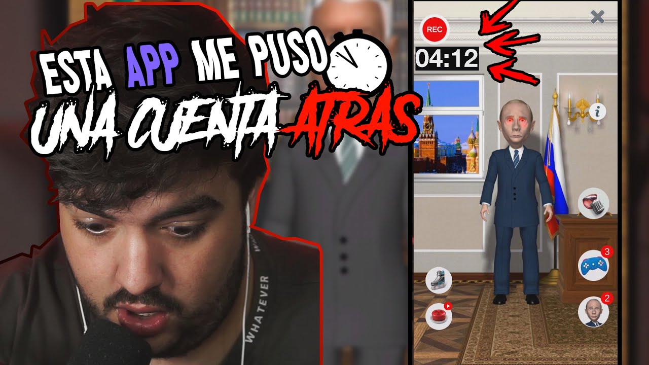 La APP de TALKING OBAMA y PUTIN me puso UNA CUENTA ATRÁS... (NO HICE CASO)