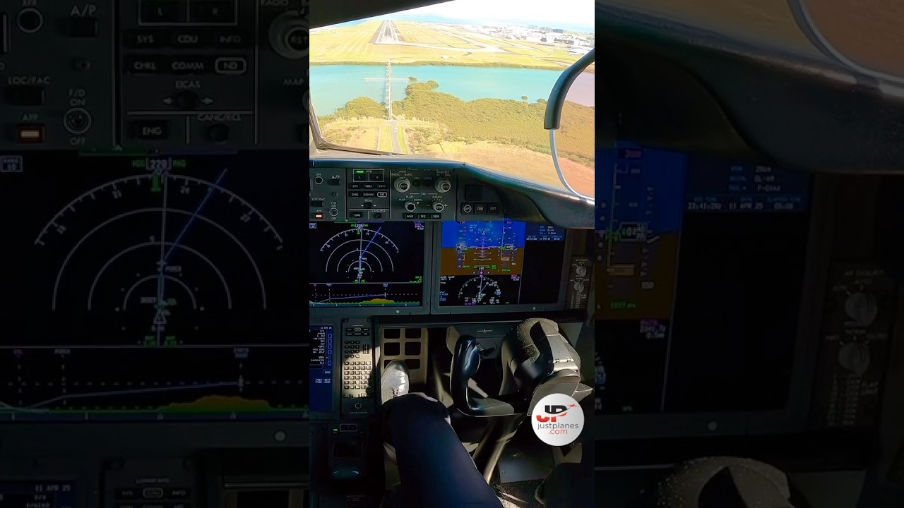 Landing a 787 at Auckland