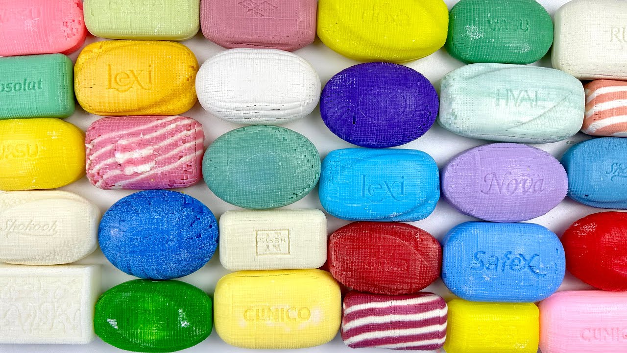 ASMR Cutting Soap Cubes #9 立方体石鹸のカット | ASMR Soap.