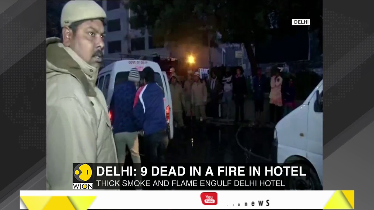 Fire in Delhi hotel kills at least nine