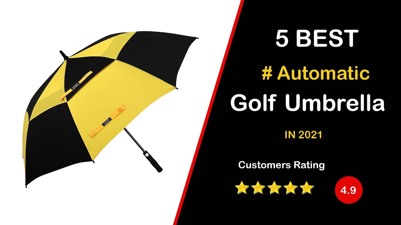 ✔️ Top 5: Best Automatic Golf Umbrella in 2023 [Tested & Reviewed]