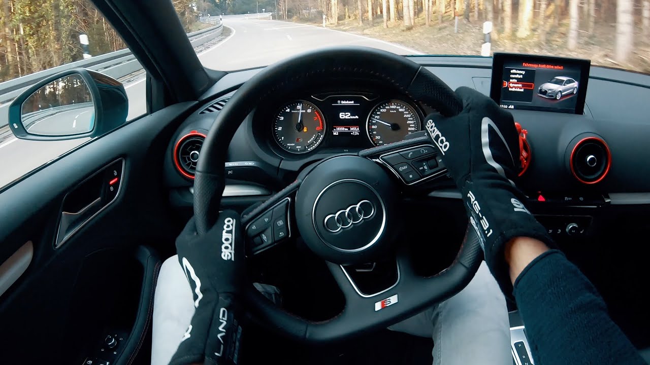 360HP Audi S3 APR Stage 1+ POV DRIVE & OPF EXHAUST SOUND