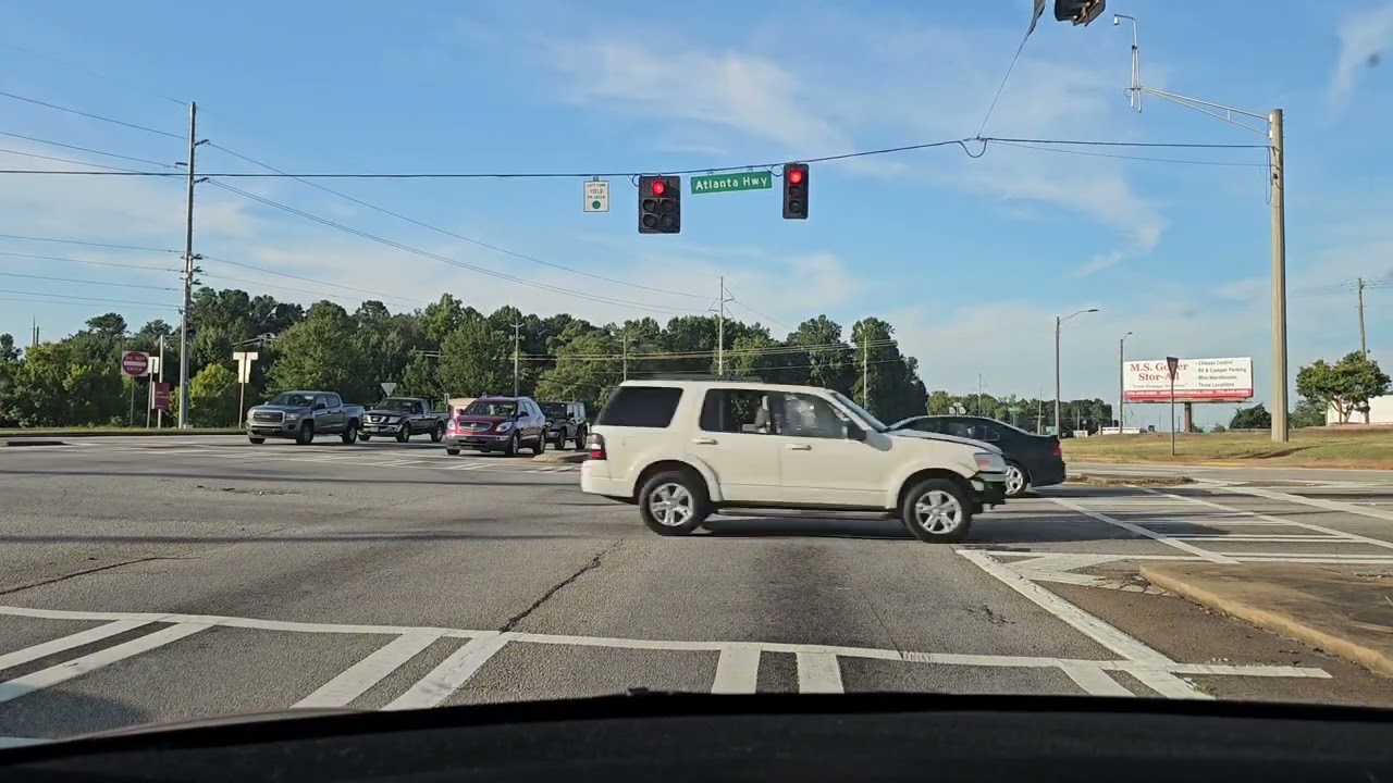 Timelapse driving in rural Georgia
