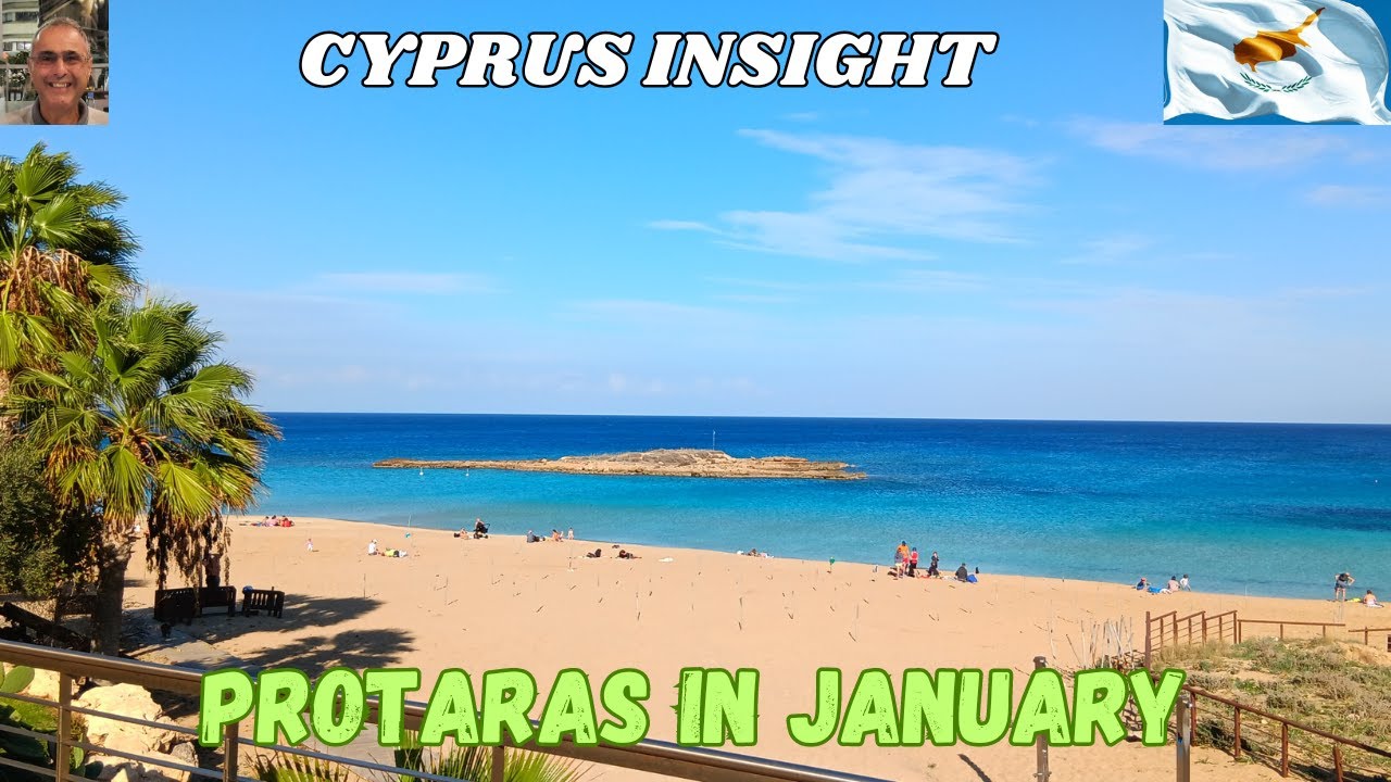 Protaras Beach Cyprus - Perfect for a January Day.