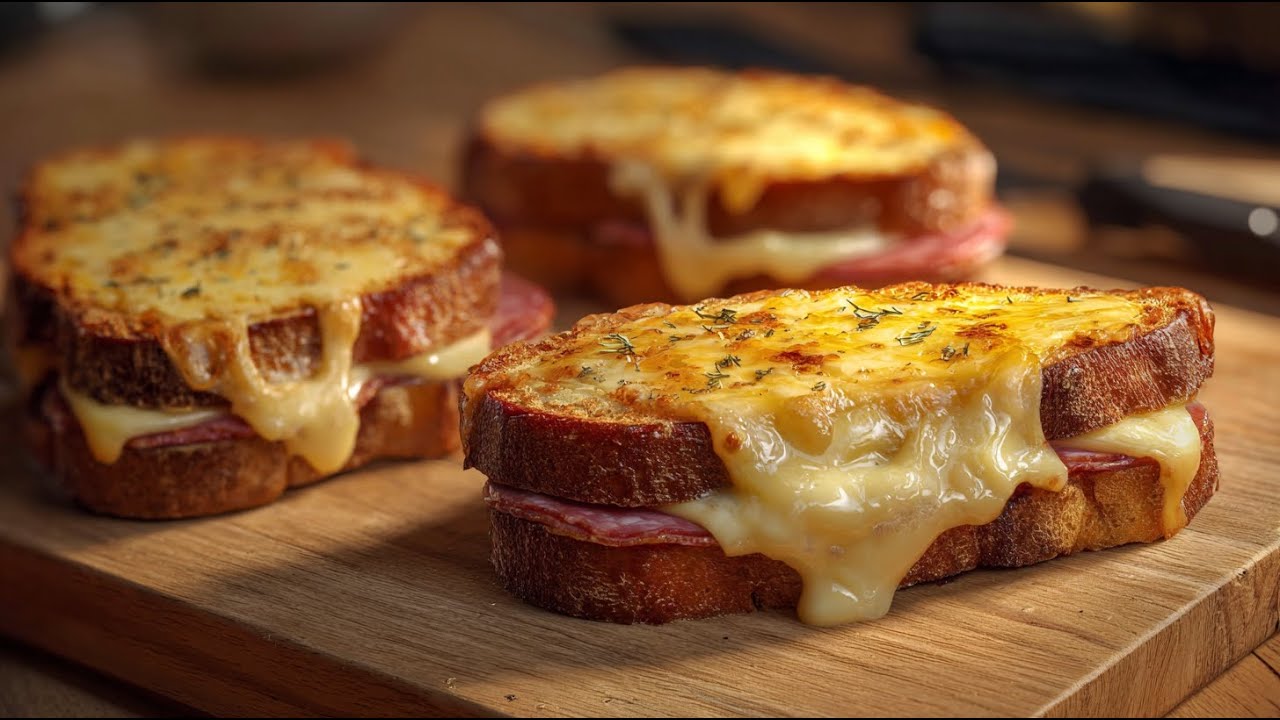🔥 3 восхитительных сырных сэндвича из духовки — просто и мега вкусно!