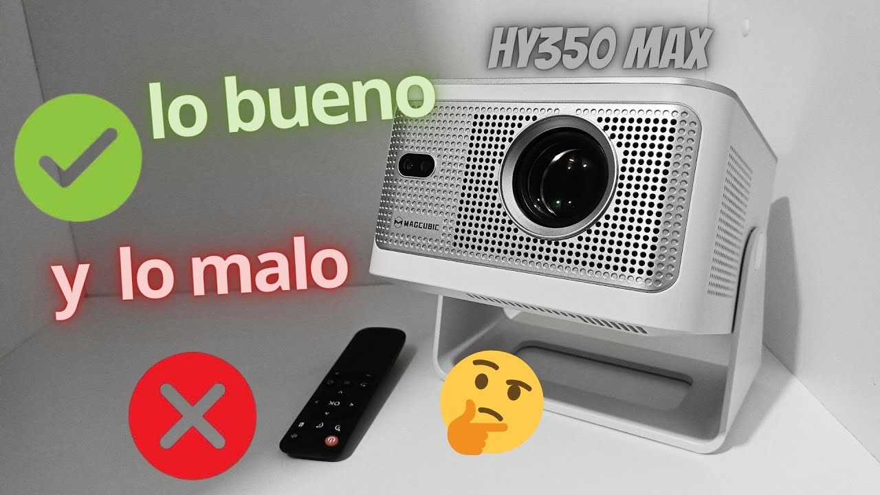 lo bueno y lo malo del proyector hy350 max  ( tras un mes de uso )