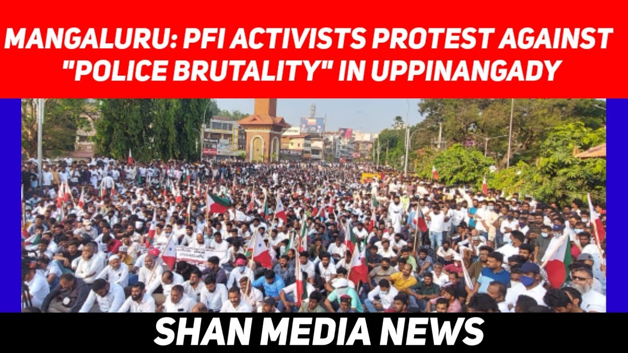 Mangaluru: PFI activists protest against 