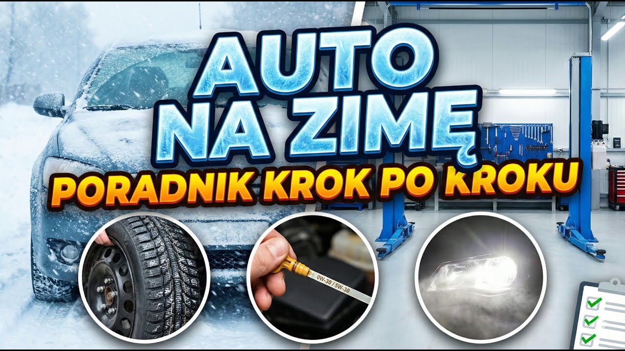 Ostateczny przewodnik: Jak przygotować AUTO NA ZIMĘ? ❄️ Krok po kroku (Opony, Konserwacja, EV)