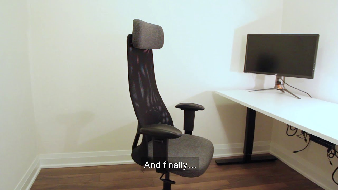 Ikea JARVFJALLET adjustable armrest hack