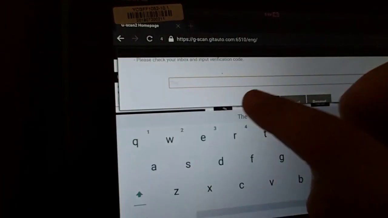 Gscan 3 registration and activation UAE SHARJHA تفعيل و تسجيل منتج جيسكان ٣