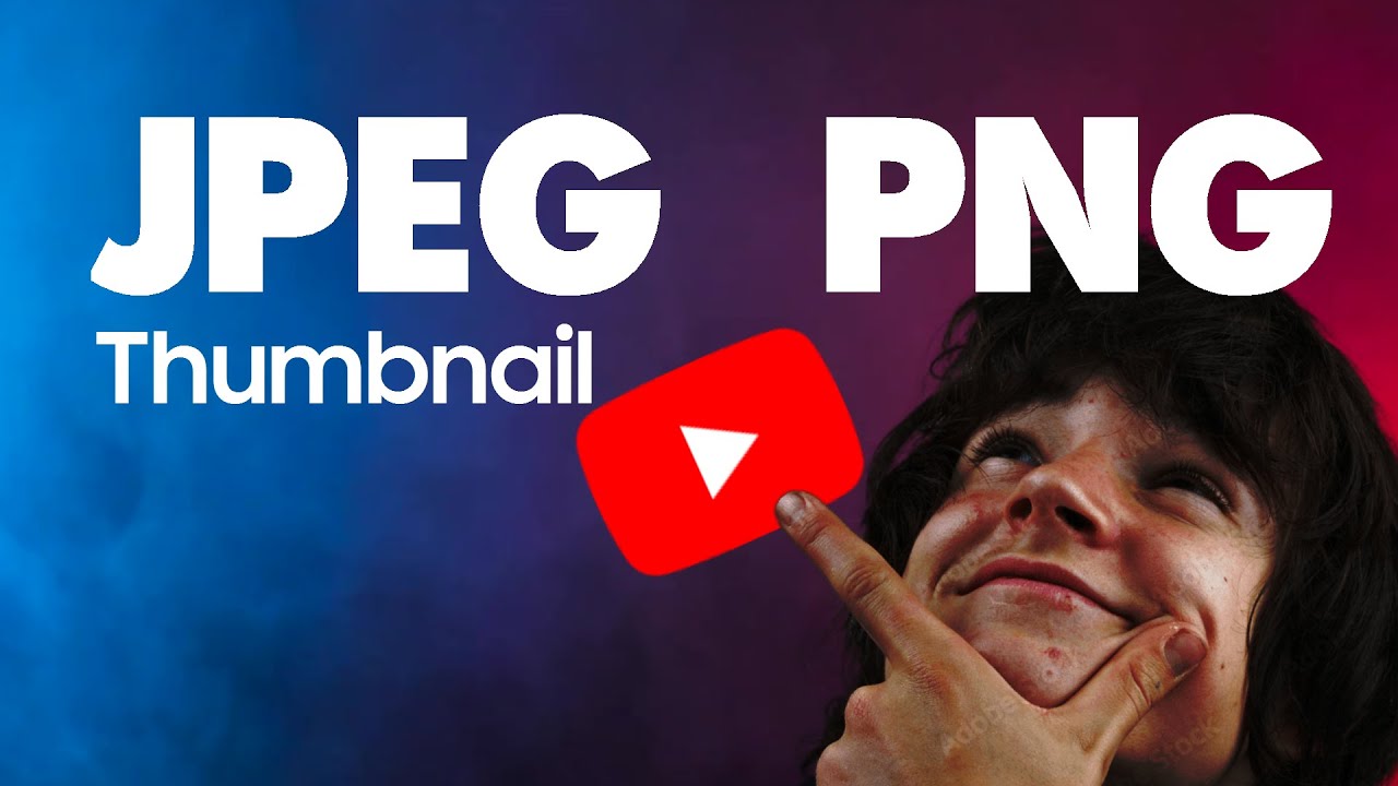 JPG vs PNG untuk Gambar Thumbnail Video YouTube