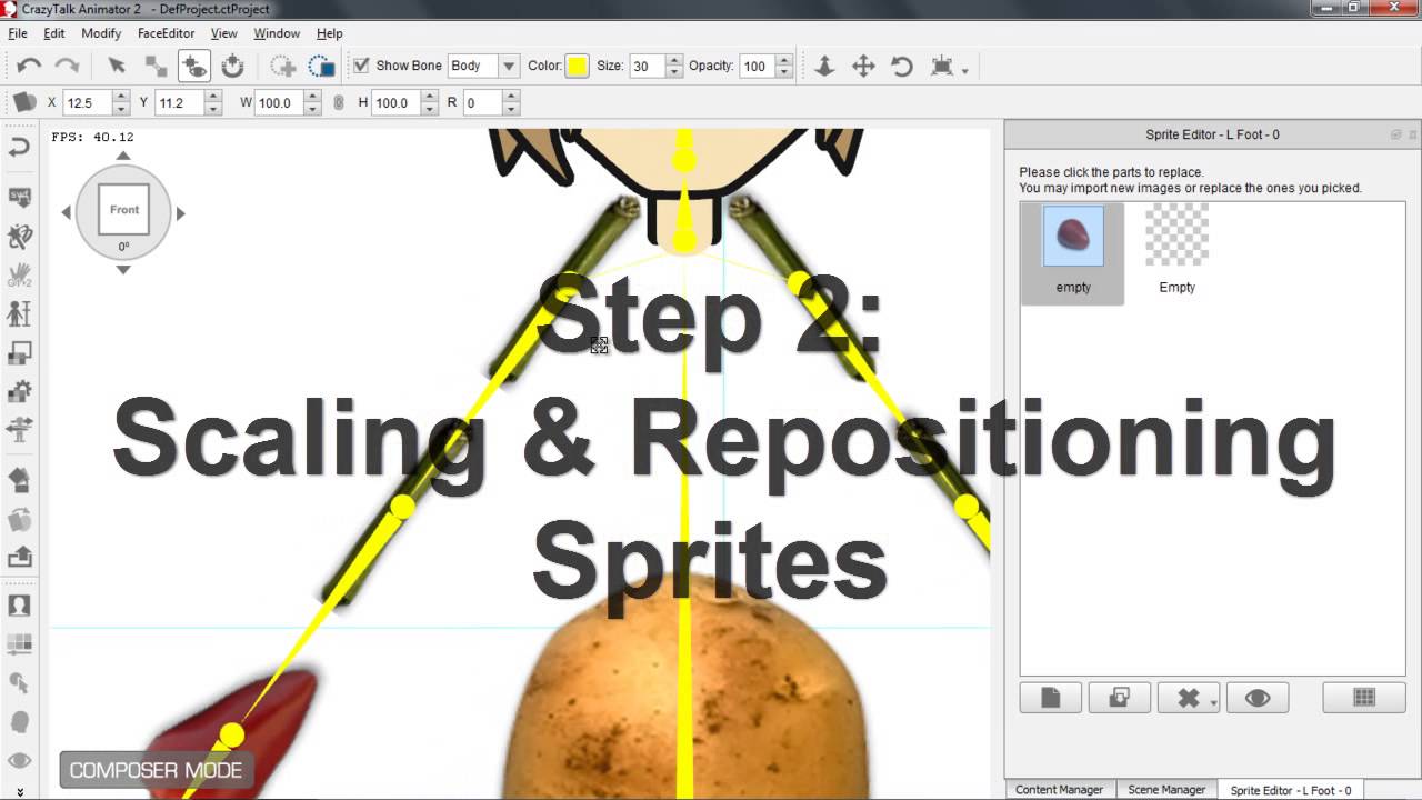 CrazyTalk Animator 2 Tutorial - Basic Character Body Creation