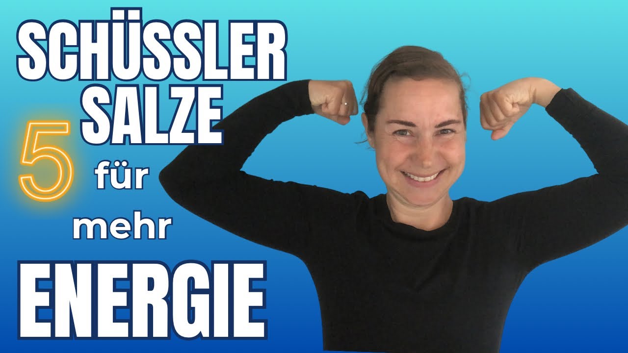 Die 5 Energiespender unter den Schüssler Salzen - Wie du an der Endung die Wirkung erkennst 🤓
