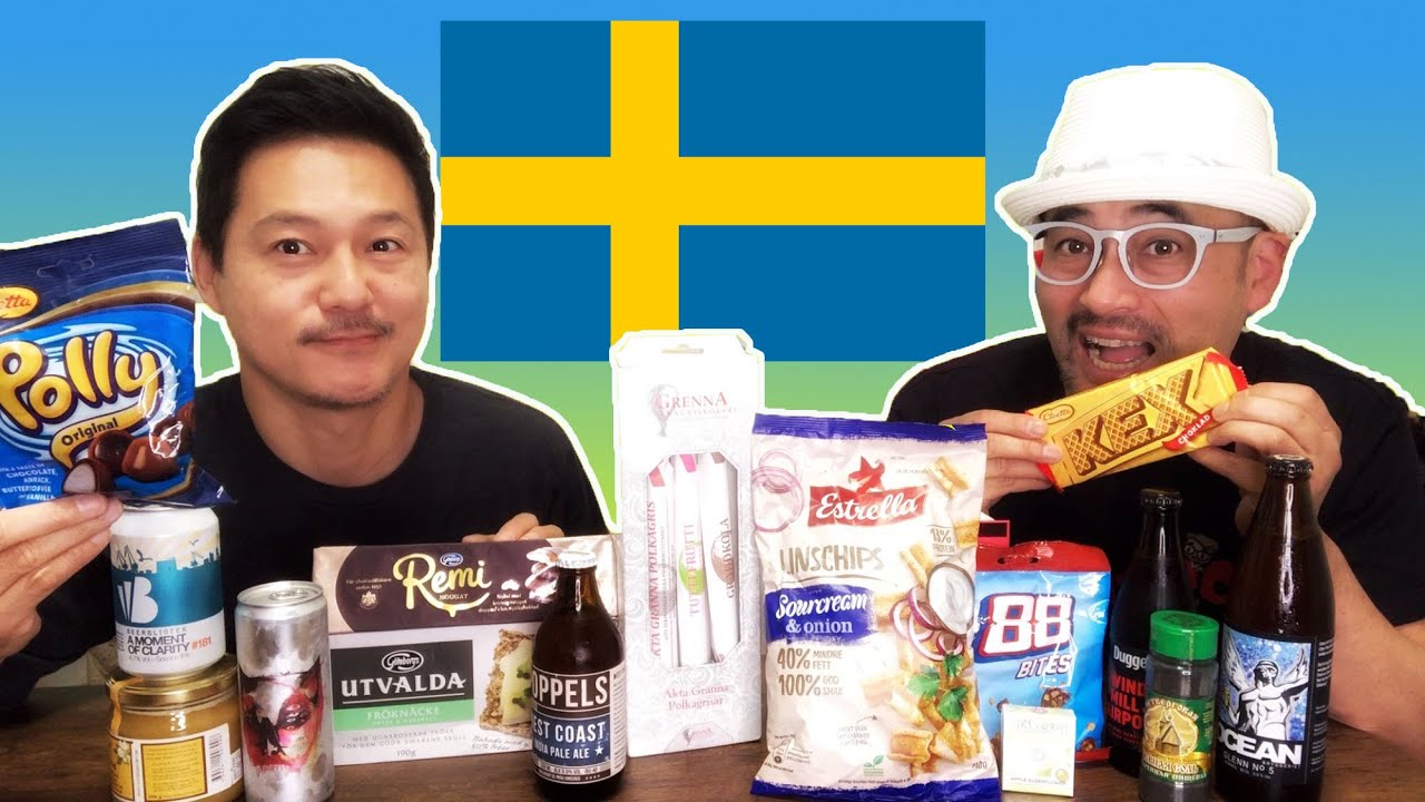 Japanese Trying Swedish Snacks and Food