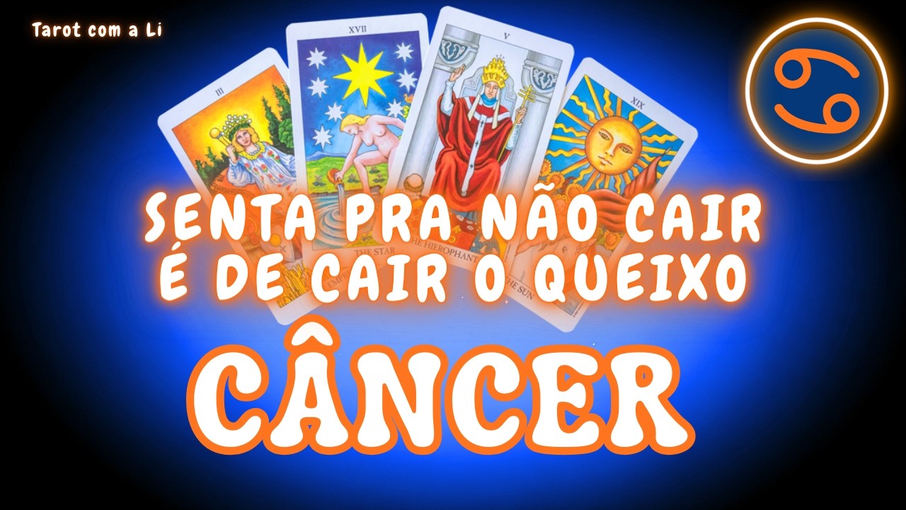 CÂNCER♋ VC VAI ACORDAR COM UMA REVELAÇÃO FORTE!