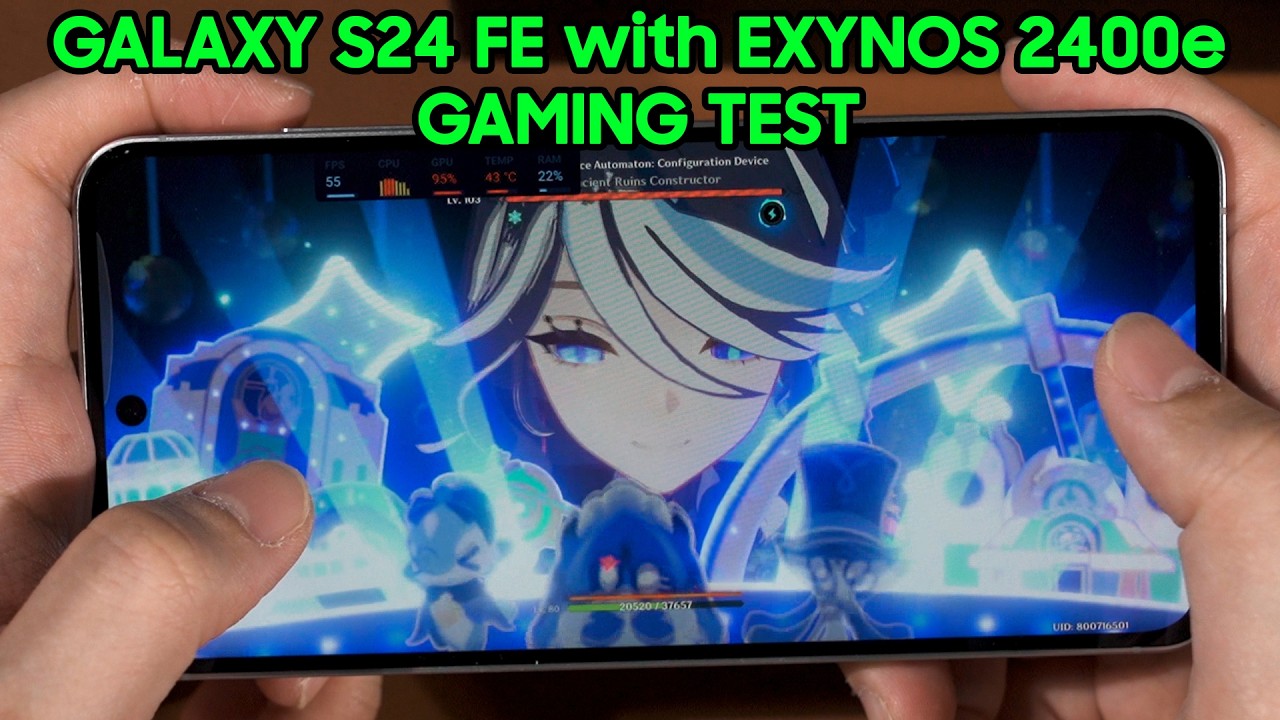 Игровой тест - Samsung Galaxy S24 FE с Exynos 2400e!