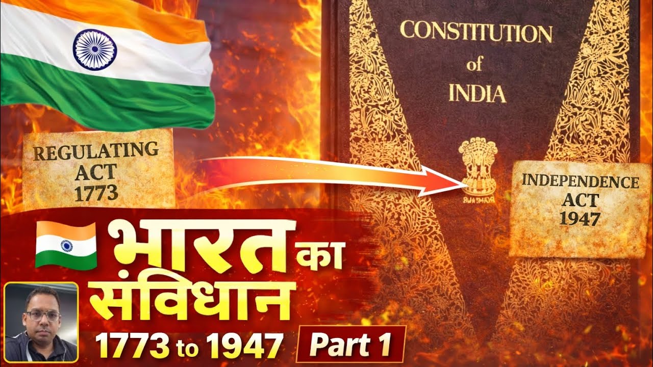 Indian constitution( regulating act 1773 to 1947)