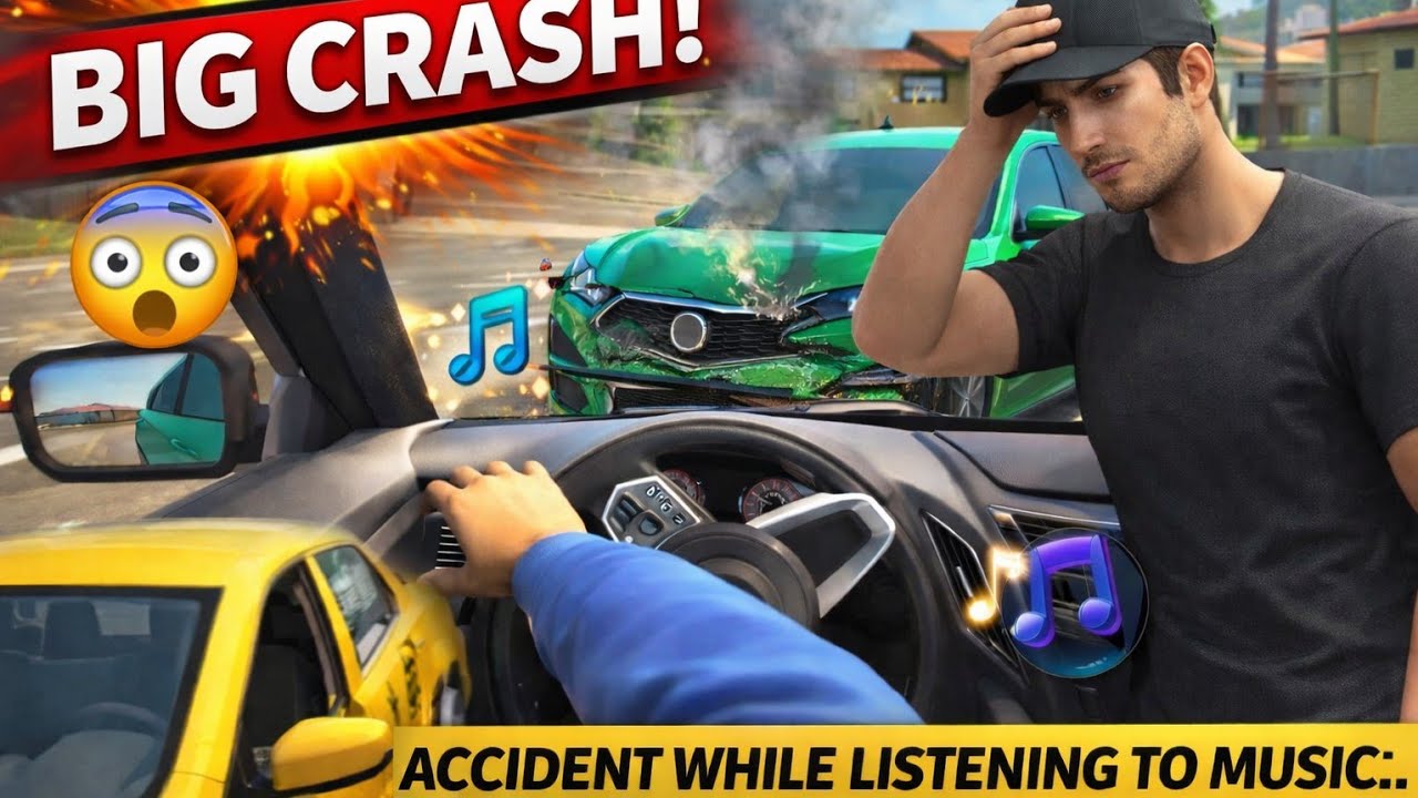 I Crashed My Taxi While Listening to Music 😱 | Realistic Taxi Simulator Gameplay