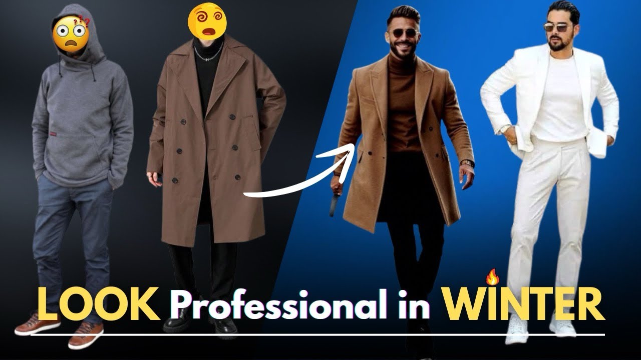 Winter Me Professional Kaise Dikhein? ❄️ | Best Formal Outfits for Men | Men’s Winter Style 