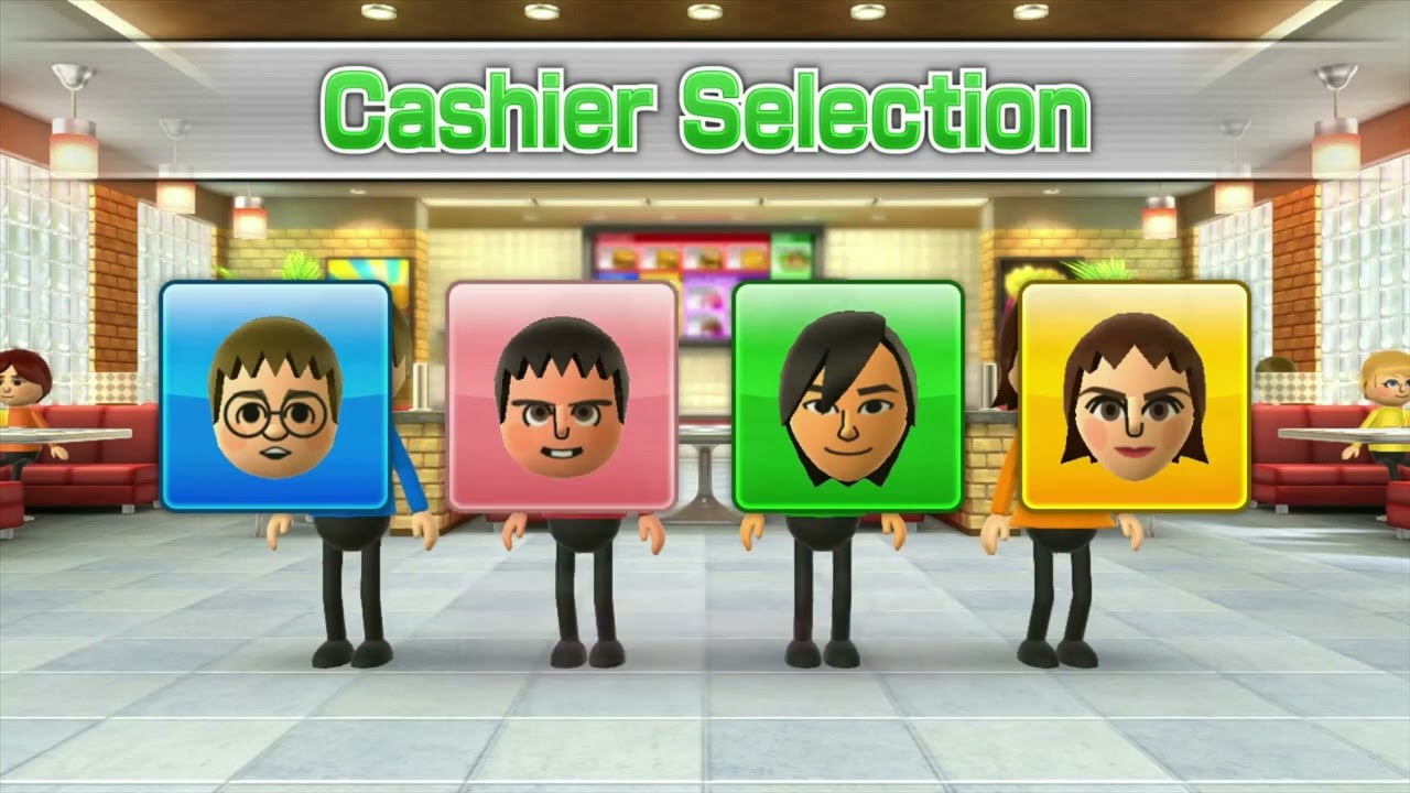 Wii Party U Feed Mii w/WPU Expert CPUs (Skip, Dunbar, Akira, Claudia)