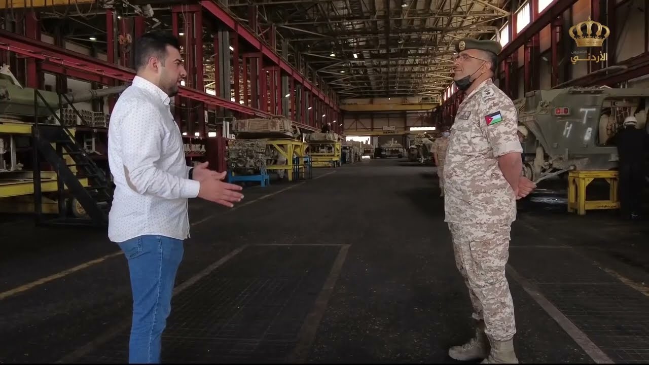 زيارة برنامج يسعد صباحك لمشاغل الحسين الرئيسية برفقة الزميل عبدالرحمن شديفات