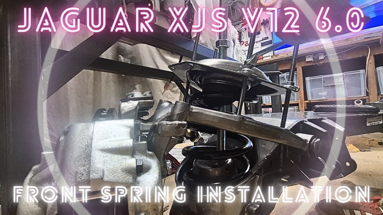 Jaguar XJS V12 Facelift 1994 Front Springs Installation