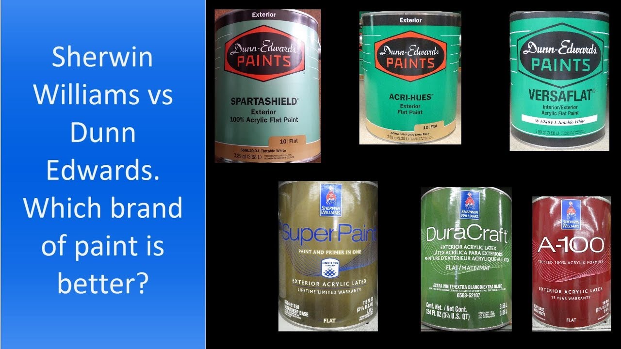 Sherwin Williams против Dunn Edwards. Какая марка краски лучше?
