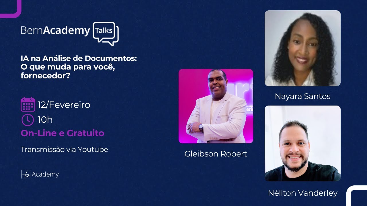 BernTalks - IA na Análise de Documentos:  O que muda para você, fornecedor?