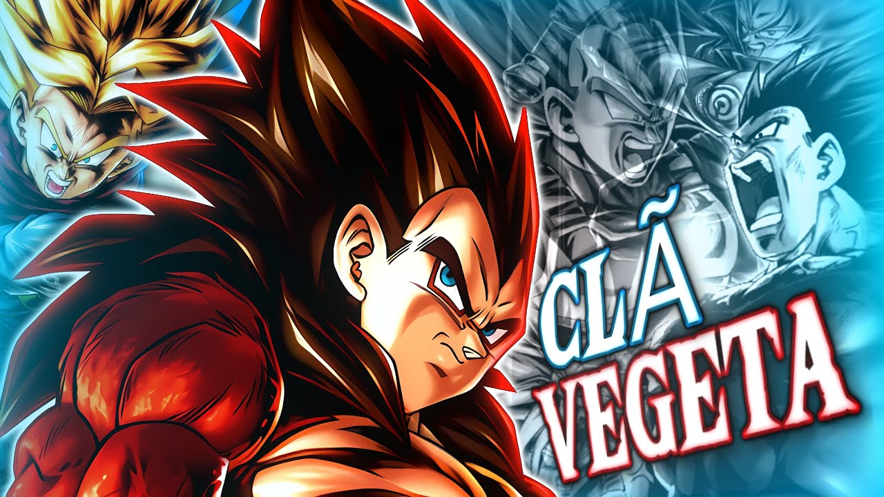 EU FIZ UMA EQUIPE SÓ DE VEGETA CLÃ... | Dragon Ball Legends 