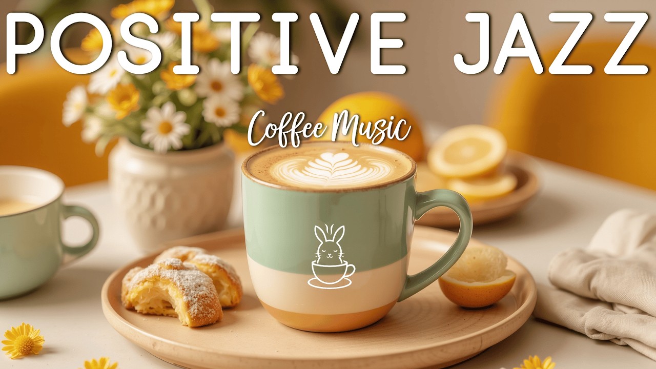 Positive April Jazz ☕ Relaxing Morning Jazz & Bossa Nova Piano Music to Start the Day