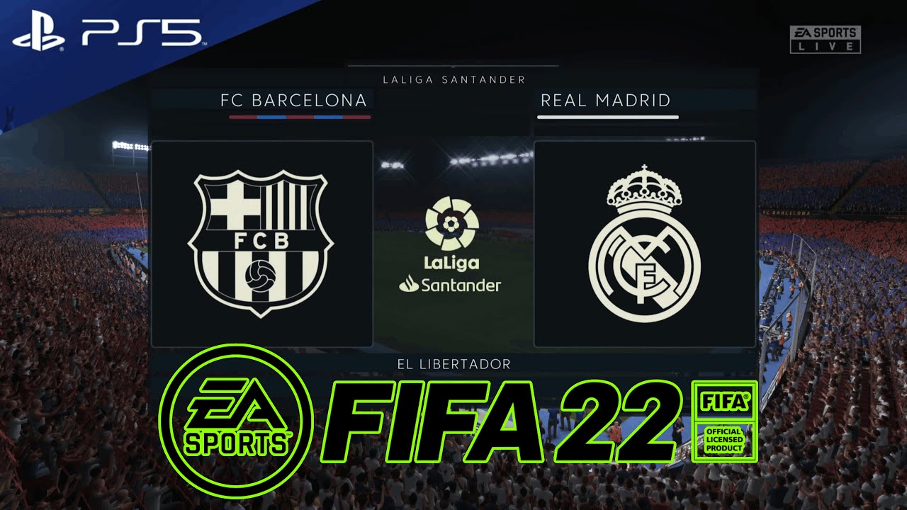 FIFA 22 Gameplay Barcelona vs Real Madrid - Is it better than FC 26?