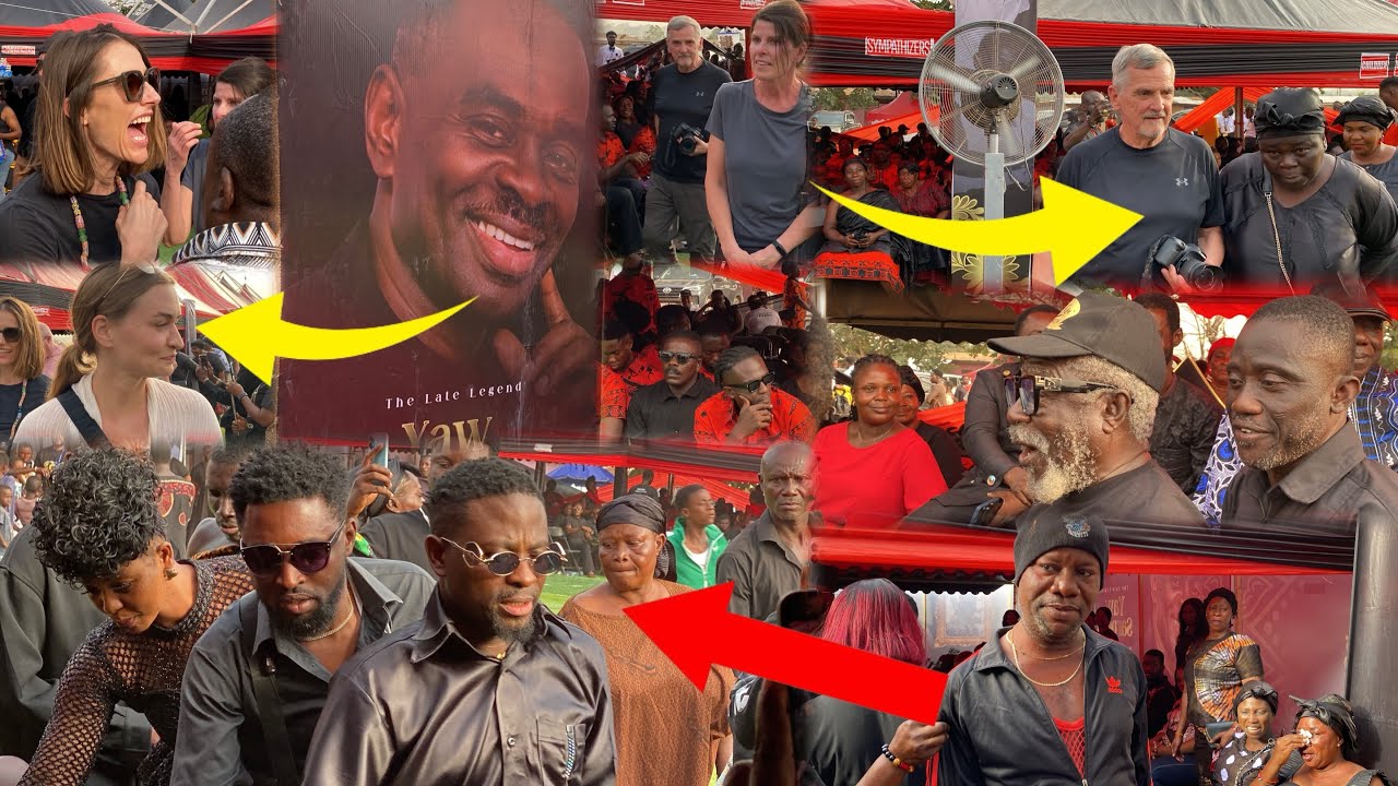 😭😭Yaw Sarpong’s Top White Fans Abroad Storm His One Week Celebration | Emotional Moments