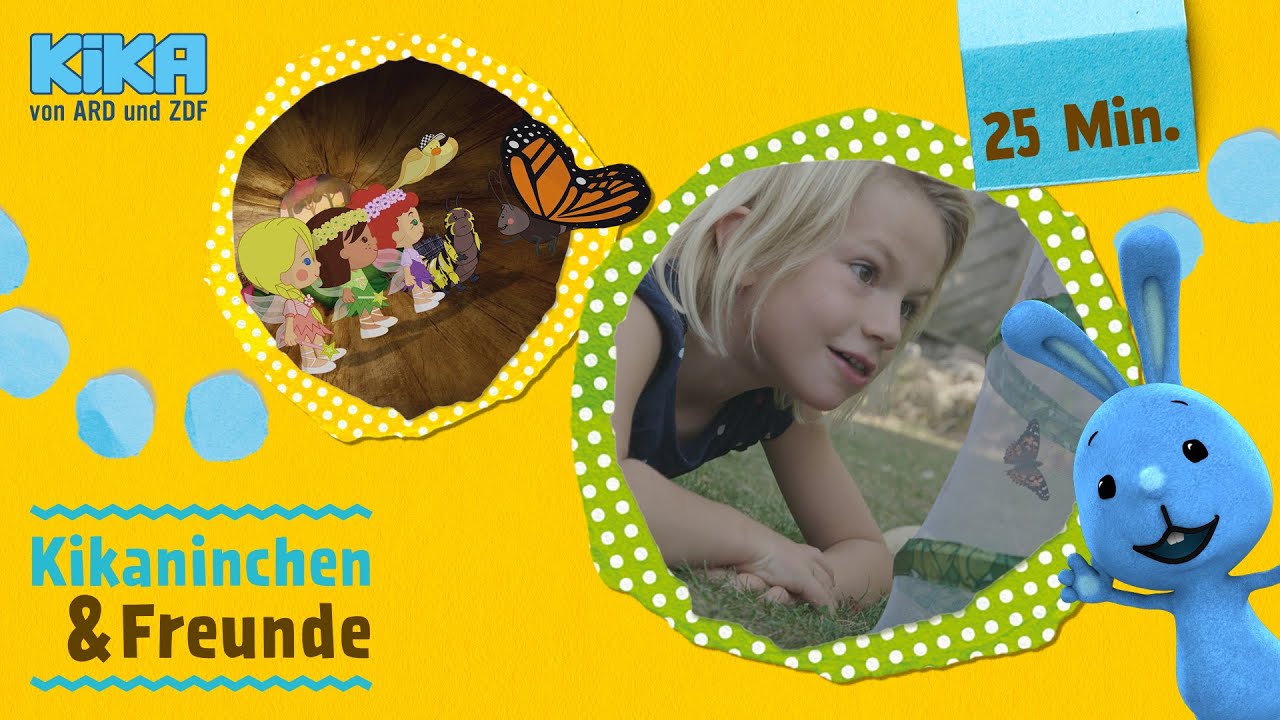 Kikaninchen und Freunde: Von Raupen und Schmetterlingen | Mehr auf kikaninchen.de