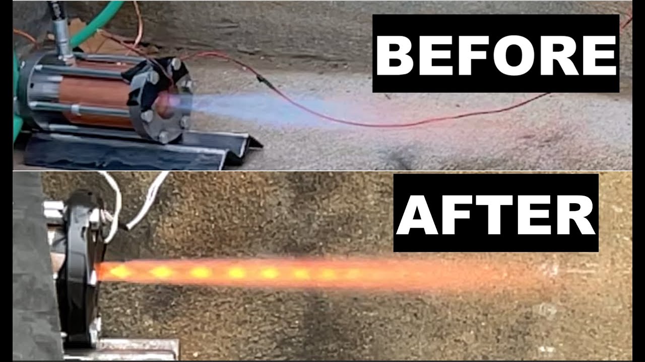 Improved liquid-fuel rocket engine test and discussion