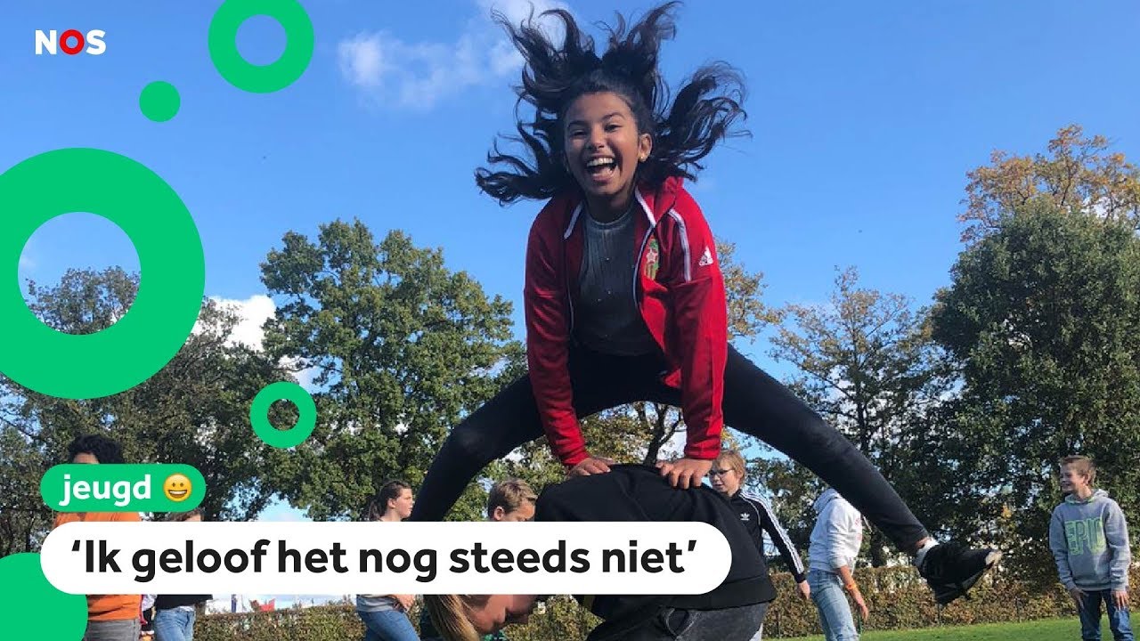 Kinderen breken wereldrecord bokspringen