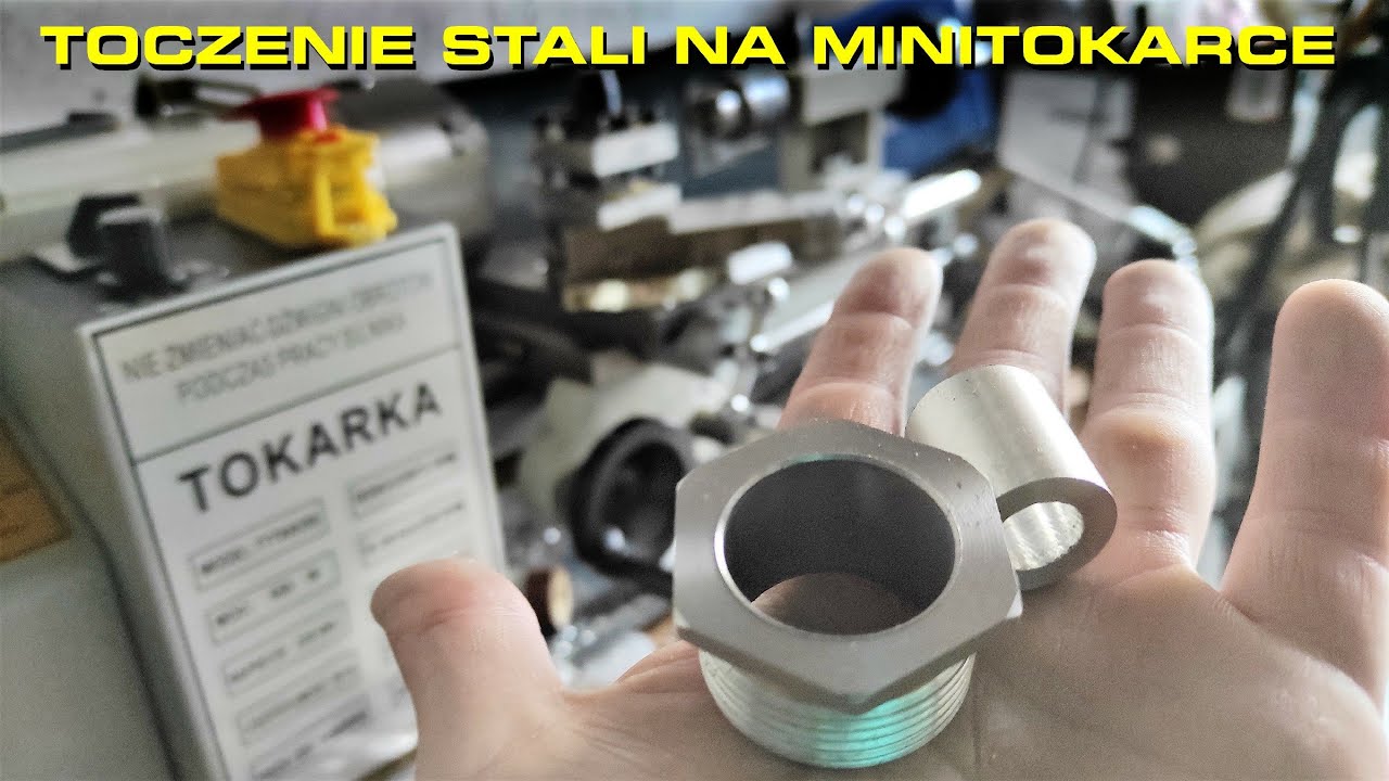 Tokarka Tytan 350 - Toczenie stali, modyfikacja uchwytu wiertarskiego i odcinanie aluminium!