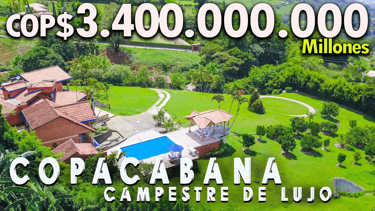 ÚNICA Y ESPECTACULAR | con  frutales y Piscina  en Copacabana Colombia. ($3.400Millones)