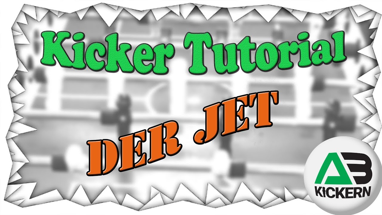 Tutorial Tischfußball: Der beste Schuss