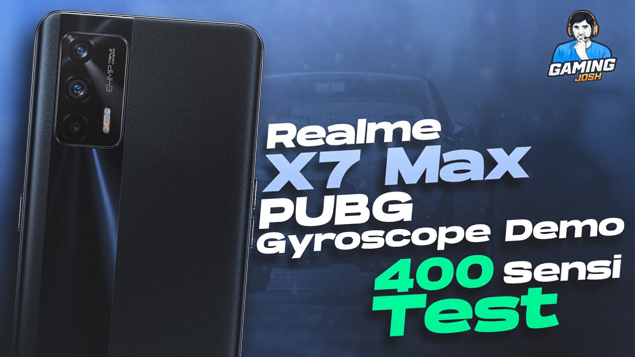 Realme X7 Max PUBG Mobile Gyroscope Test on 224, 400 Sensi - Always on, Scope on | Gaming Josh