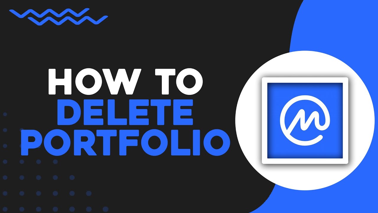 How To Delete A Portfolio on CoinMarketCap (Quick & Easy)
