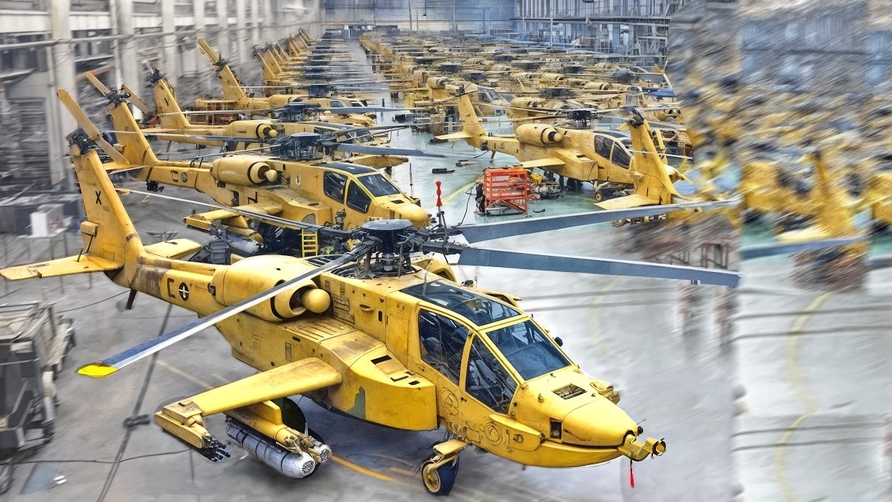 Top-Secret US Helicopter Factory – Manufacturing process from Start to Finish (Assembly plant)