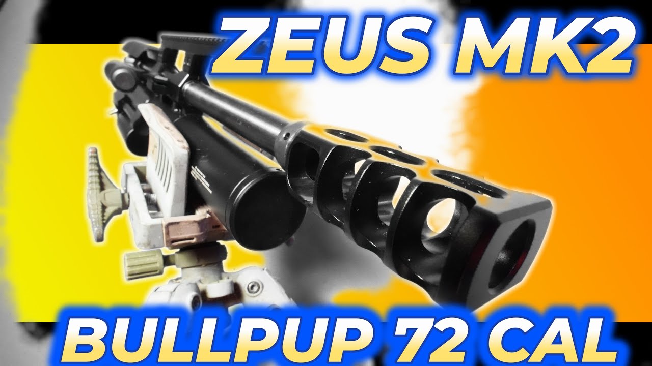 Первый взгляд на AEA ZEUS Mk2 72 CAL BULLPUP! 18-дюймовый короткий ствол, помещается в рюкзак!