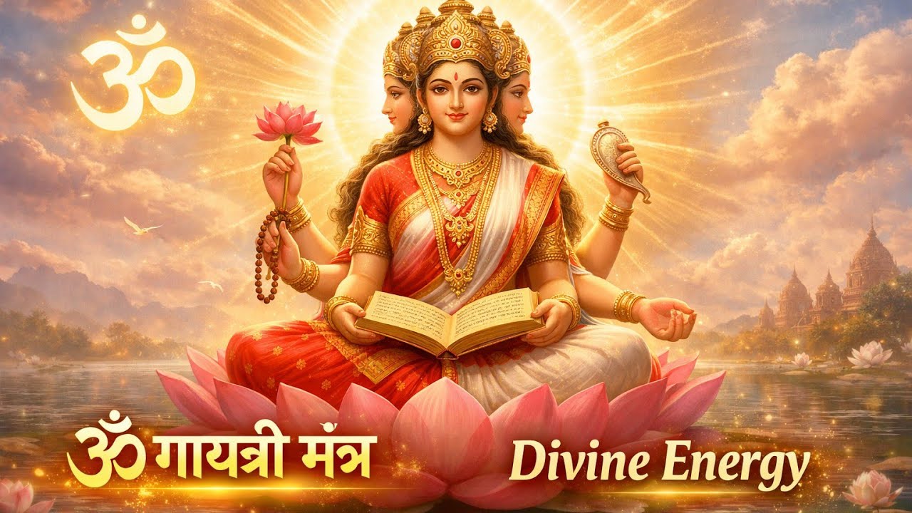ॐ भूर्भुवः स्वः | GayatriMantra ||OmBhurbhuvahSwahaपवित्र गायत्री मंत्र | Positive Energy & Peace |